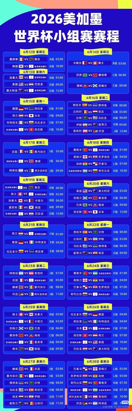 2026世界杯直播中国时间观看指南直播平台 2026世界杯直播中国时间观看指南直播平台