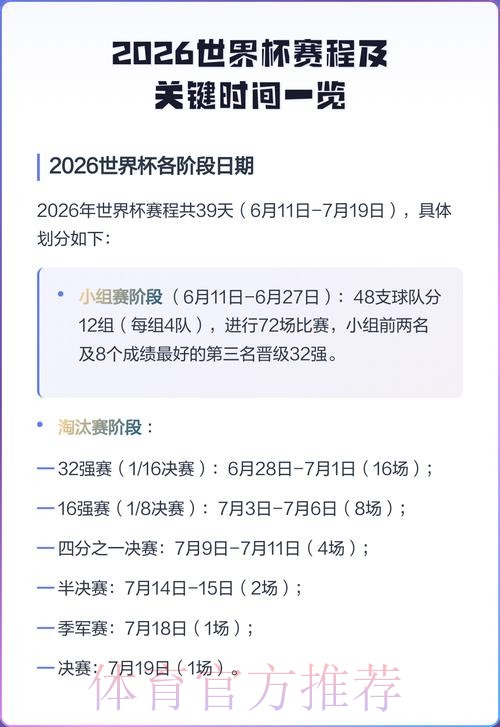 2026世界杯赛程实时更新完整安排怎么查 2026世界杯赛程实时更新完整安排怎么查
